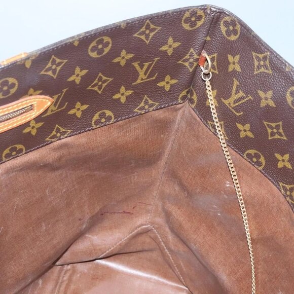 LOUIS VUITTON Monogram Sac Shopping Tote Bag M51108 LV Auth 139963 - Picture 12 of 16